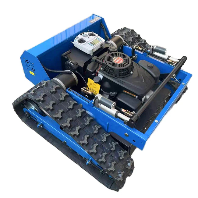 Modern Reliable Industrial Grade Mini Electric Lawn Mower Remote Control 150mm Max Cutting Height 4KM/H Forward Speed New Mower